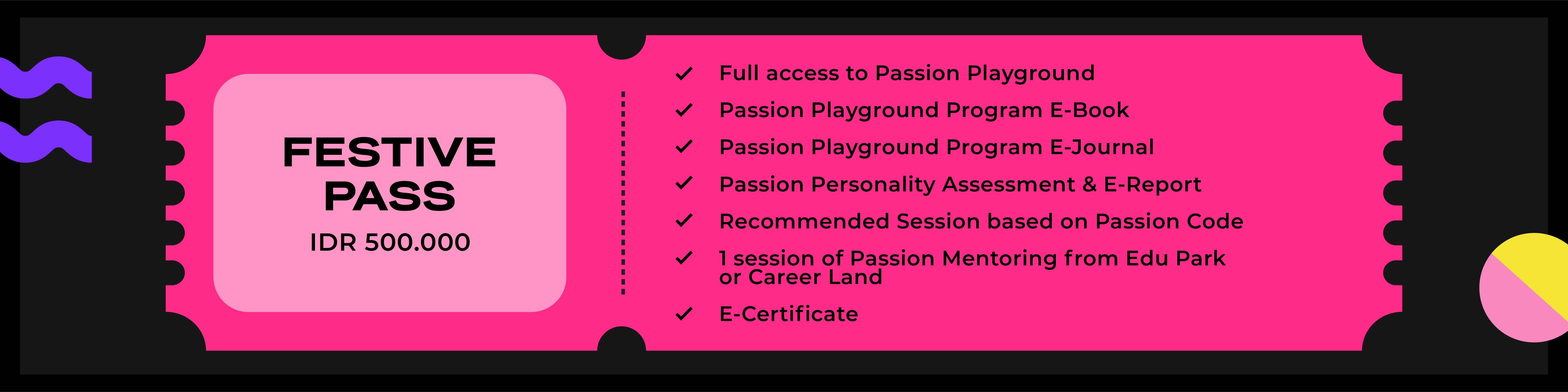 Passion Playground 2021 - Festive Pass