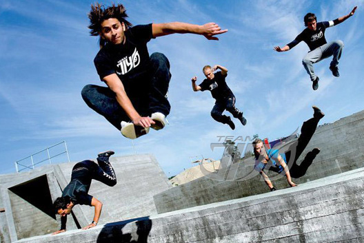 Parkour/Circus (Trapeze) Training